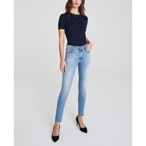 AG Adriano Goldschmied Women's Skinny Jeans - Light Blue